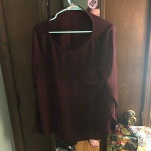 Long sleeve blouse